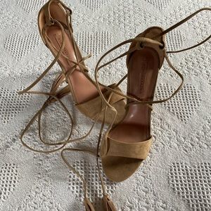 BCBGMaxAzria Lace Up Heels (9)